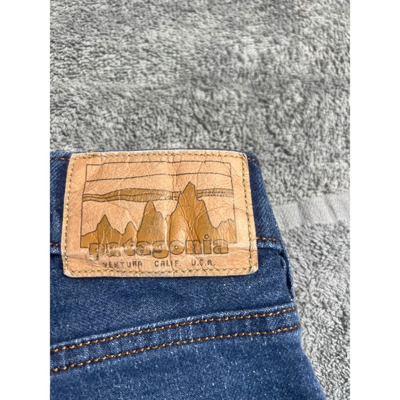 Patagonia Jeans Mens 33x30 Blue Denim Straight Leg Casual Pant Made in Sri Lanka - Picture 8 of 8